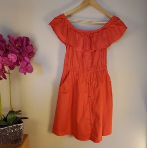 EXPRESS Off the Shoulder Sundress (M)